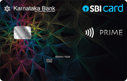 Karnataka Bank SBI Card PRIME